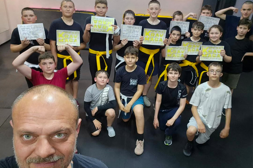 Атестація з крав-мага у школі самооборони Real Kravmaga